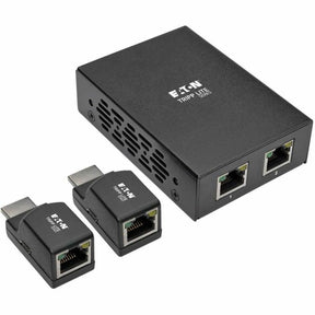 Tripp Lite by Eaton 2-Port HDMI over Cat5/6 Extender Kit, Box-Style Transmitter, 2 Mini Receivers, PoC, Up to 100 ft. (30 m), TAA — B126-2P2M-POC