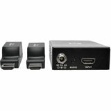 Tripp Lite by Eaton 2-Port HDMI over Cat5/6 Extender Kit, Box-Style Transmitter, 2 Mini Receivers, PoC, Up to 100 ft. (30 m), TAA — B126-2P2M-POC
