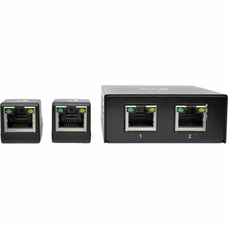 Tripp Lite by Eaton 2-Port HDMI over Cat5/6 Extender Kit, Box-Style Transmitter, 2 Mini Receivers, PoC, Up to 100 ft. (30 m), TAA — B126-2P2M-POC