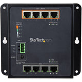 StarTech.com Industrial 8 Port Gigabit PoE Switch, 4 x PoE+ 30W, Power Over Ethernet GbE Layer/L2 Managed Network Switch -40C to +75C, TAA — IES81GPOEW