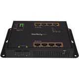 StarTech.com Industrial 8 Port Gigabit PoE+ Switch w/2 SFP MSA Slots 30W Layer/L2 Switch Managed Ethernet Network Switch IP-30/-40C to 75C — IES101GP2SFW