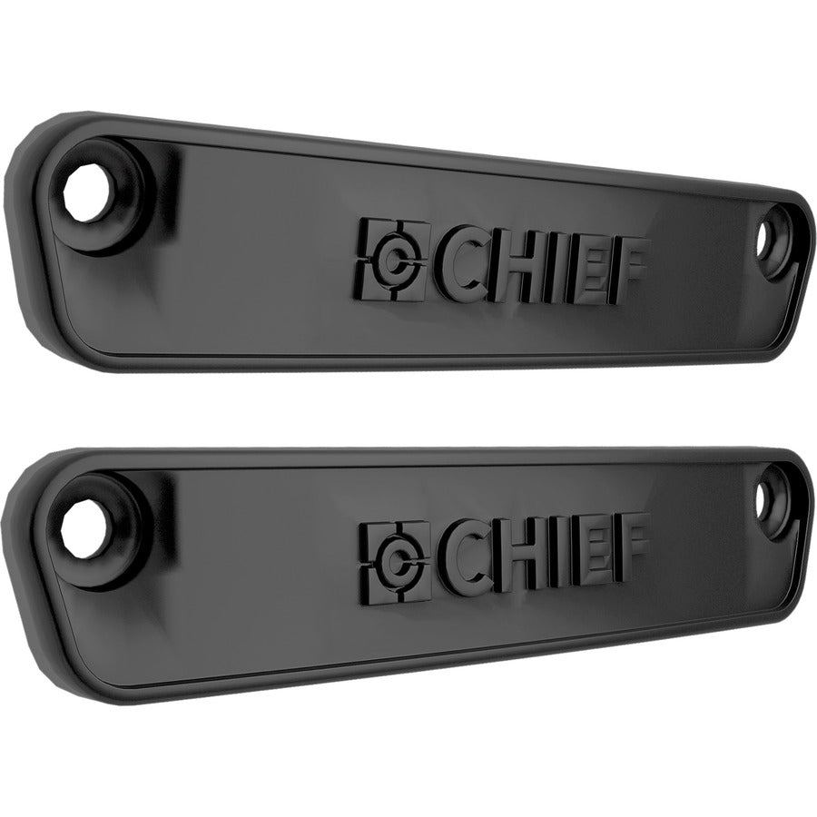 Chief Fusion Horizontal Row End Cap - Black — FMSECAP