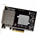 StarTech.com Quad Port 10G SFP+ Network Card - Intel XL710 Open SFP+ Converged Adapter - PCIe 10 Gigabit Fiber Optic Server NIC - 10GbE — PEX10GSFP4I