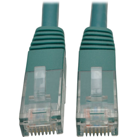 Eaton Tripp Lite Series Cat6 Gigabit Molded (UTP) Ethernet Cable (RJ45 M/M), PoE, Green, 1 ft. (0.31 m) — N200-001-GN