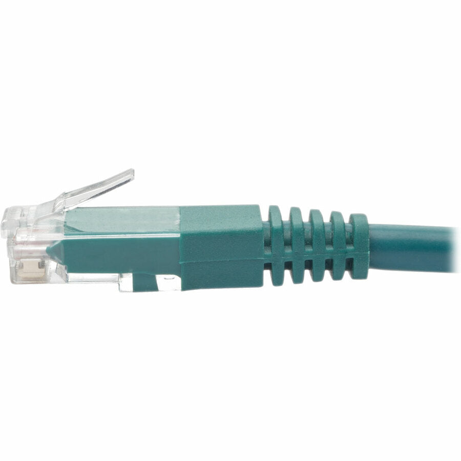 Eaton Tripp Lite Series Cat6 Gigabit Molded (UTP) Ethernet Cable (RJ45 M/M), PoE, Green, 1 ft. (0.31 m) — N200-001-GN
