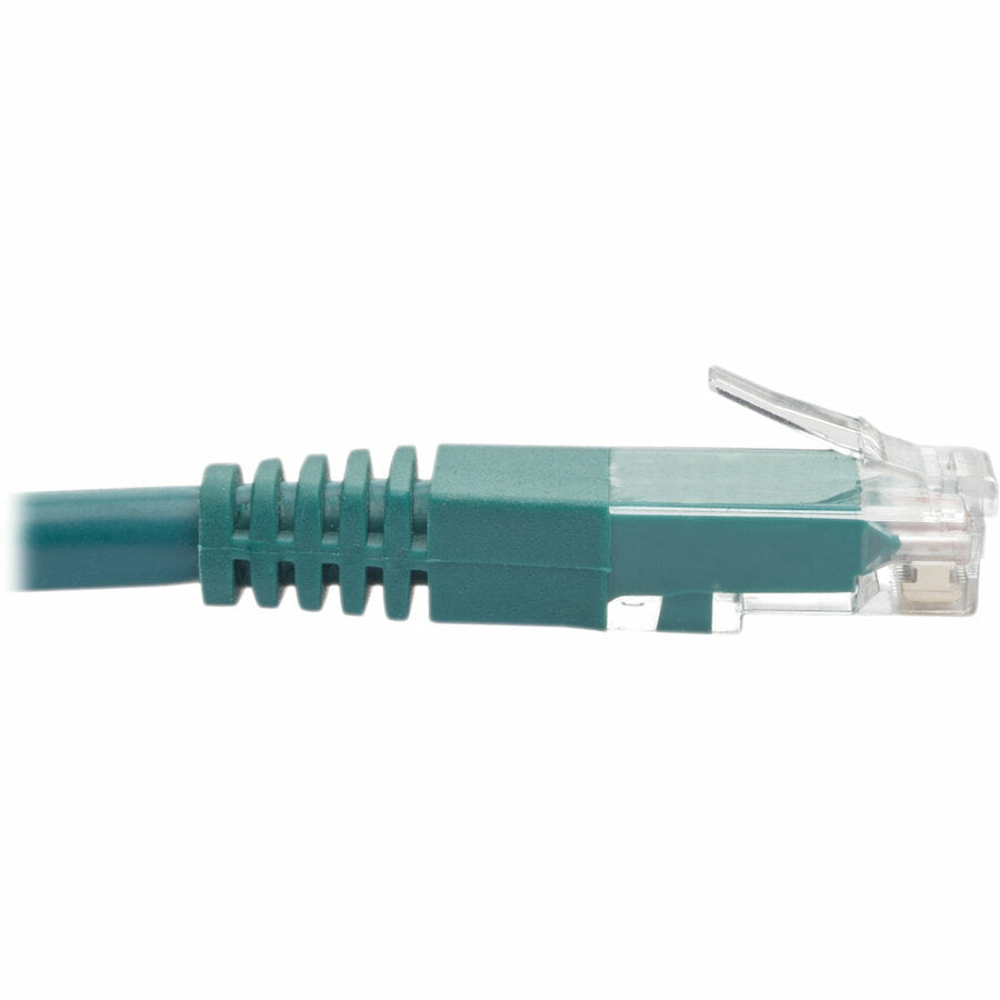 Eaton Tripp Lite Series Cat6 Gigabit Molded (UTP) Ethernet Cable (RJ45 M/M), PoE, Green, 1 ft. (0.31 m) — N200-001-GN