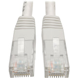 Eaton Tripp Lite Series Cat6 Gigabit Molded (UTP) Ethernet Cable (RJ45 M/M), PoE, White, 1 ft. (0.31 m) — N200-001-WH