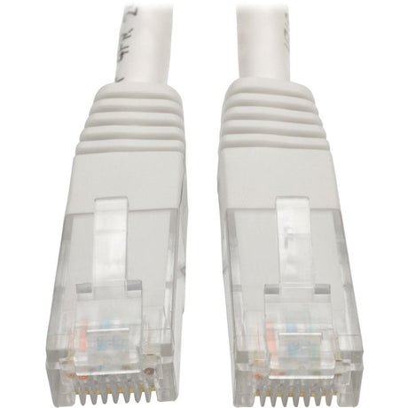 Eaton Tripp Lite Series Cat6 Gigabit Molded (UTP) Ethernet Cable (RJ45 M/M), PoE, White, 1 ft. (0.31 m) — N200-001-WH