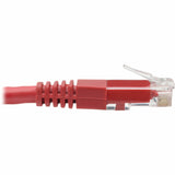 Eaton Tripp Lite Series Cat6 Gigabit Molded (UTP) Ethernet Cable (RJ45 M/M), PoE, Red, 3 ft. (0.91 m) — N200-003-RD