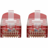 Eaton Tripp Lite Series Cat6 Gigabit Molded (UTP) Ethernet Cable (RJ45 M/M), PoE, Red, 3 ft. (0.91 m) — N200-003-RD