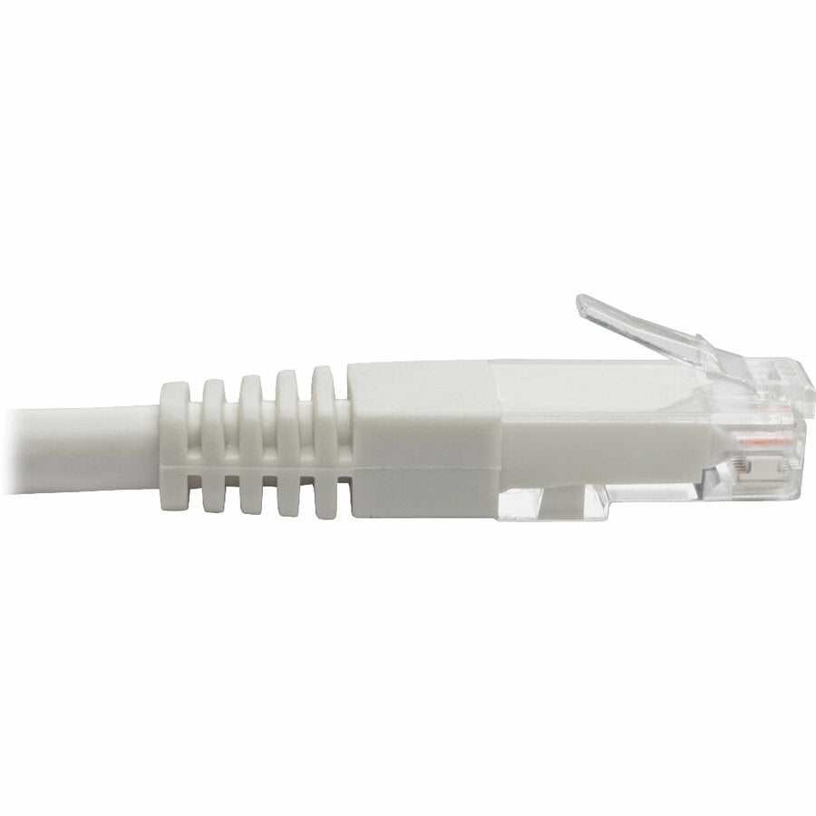 Eaton Tripp Lite Series Cat6 Gigabit Molded (UTP) Ethernet Cable (RJ45 M/M), PoE, White, 6 ft. (1.83 m) — N200-006-WH