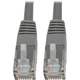Eaton Tripp Lite Series Cat6 Gigabit Molded (UTP) Ethernet Cable (RJ45 M/M), PoE, Gray, 10 ft. (3.05 m) — N200-010-GY