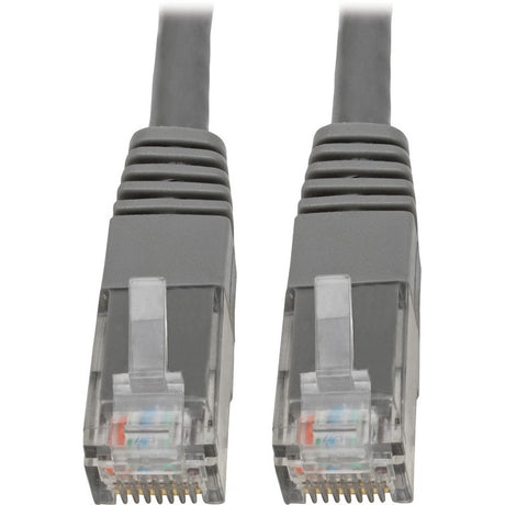 Eaton Tripp Lite Series Cat6 Gigabit Molded (UTP) Ethernet Cable (RJ45 M/M), PoE, Gray, 10 ft. (3.05 m) — N200-010-GY