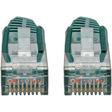 Eaton Tripp Lite Series Cat6 Gigabit Snagless Molded (UTP) Ethernet Cable (RJ45 M/M), PoE, Green, 4 ft. (1.22 m) — N201-004-GN