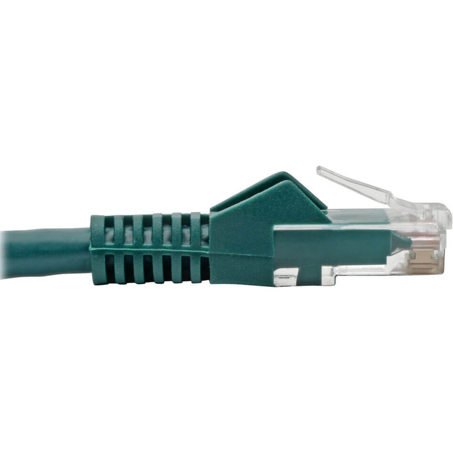Eaton Tripp Lite Series Cat6 Gigabit Snagless Molded (UTP) Ethernet Cable (RJ45 M/M), PoE, Green, 4 ft. (1.22 m) — N201-004-GN