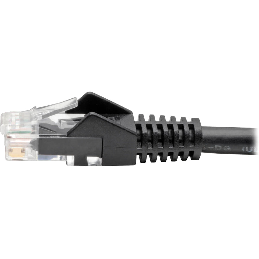 Eaton Tripp Lite Series Cat6 Gigabit Snagless Molded (UTP) Ethernet Cable (RJ45 M/M), PoE, Black, 8 ft. (2.43 m) — N201-008-BK