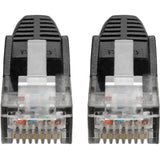 Eaton Tripp Lite Series Cat6 Gigabit Snagless Molded (UTP) Ethernet Cable (RJ45 M/M), PoE, Black, 8 ft. (2.43 m) — N201-008-BK