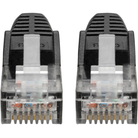 Eaton Tripp Lite Series Cat6 Gigabit Snagless Molded (UTP) Ethernet Cable (RJ45 M/M), PoE, Black, 8 ft. (2.43 m) — N201-008-BK