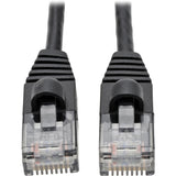 Eaton Tripp Lite Series Cat6a 10G Snagless Molded Slim UTP Ethernet Cable (RJ45 M/M), Black, 3 ft. (0.91 m) — N261-S03-BK