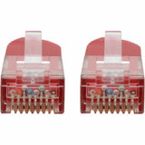 Eaton Tripp Lite Series Cat6 Gigabit Molded (UTP) Ethernet Cable (RJ45 M/M), PoE, Red, 1 ft. (0.31 m) — N200-001-RD