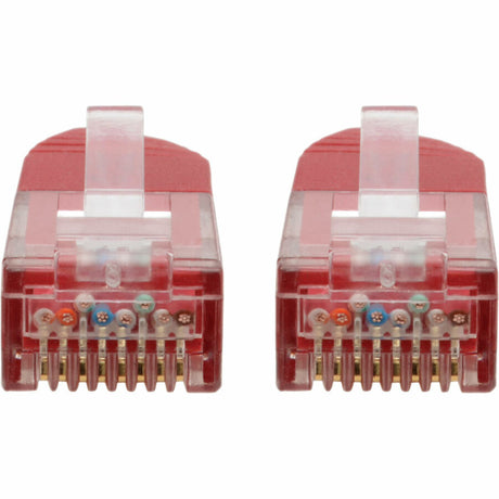 Eaton Tripp Lite Series Cat6 Gigabit Molded (UTP) Ethernet Cable (RJ45 M/M), PoE, Red, 1 ft. (0.31 m) — N200-001-RD