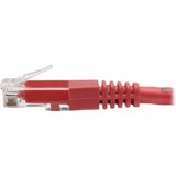 Eaton Tripp Lite Series Cat6 Gigabit Molded (UTP) Ethernet Cable (RJ45 M/M), PoE, Red, 1 ft. (0.31 m) — N200-001-RD