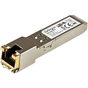 StarTech.com MSA Uncoded SFP Module - 1000BASE-TX - 1GE Gigabit Ethernet SFP SFP to RJ45 Cat6/Cat5e Transceiver Module - 100m — SFP1000TXST