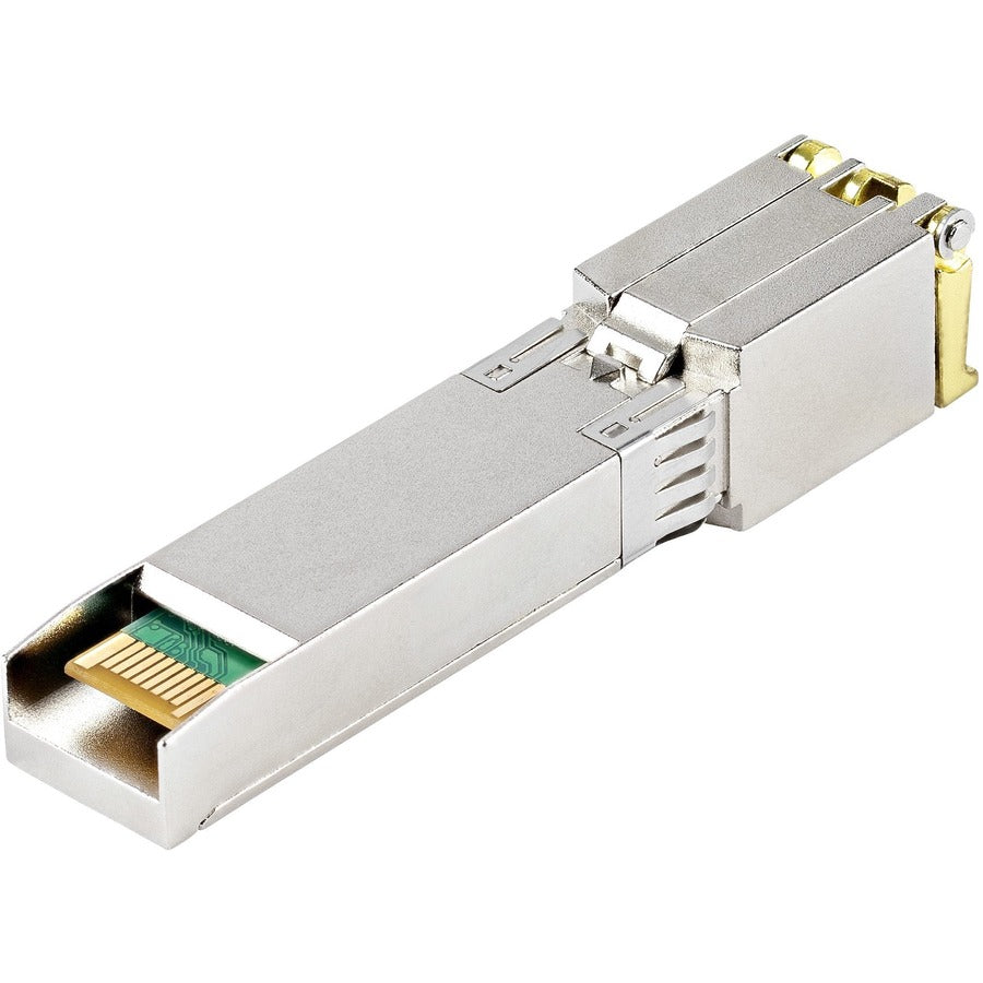 StarTech.com MSA Uncoded SFP+ Module - 10GBASE-T - 10GE Gigabit Ethernet SFP+ SFP to RJ45 Cat6/Cat5e Transceiver Module - 30m — SFP10GBTST