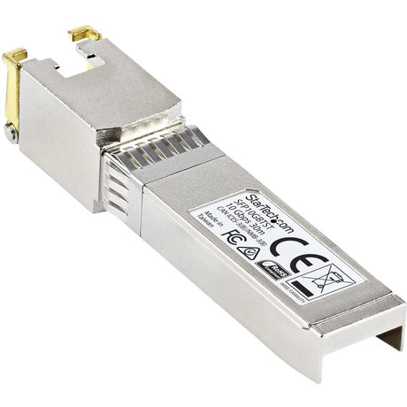 StarTech.com MSA Uncoded SFP+ Module - 10GBASE-T - 10GE Gigabit Ethernet SFP+ SFP to RJ45 Cat6/Cat5e Transceiver Module - 30m — SFP10GBTST
