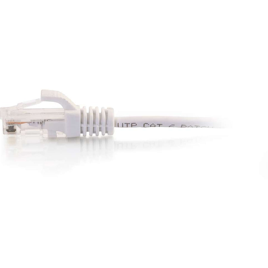 C2G 5ft Cat6 Ethernet Cable - Slim - Snagless Unshielded (UTP) - White — 01187