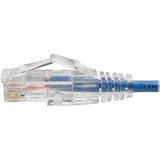 Eaton Tripp Lite Series Cat6 Gigabit Snagless Slim UTP Ethernet Cable (RJ45 M/M), PoE, Blue, 6-in. (15.24 cm) — N201-S6N-BL