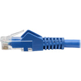 Eaton Tripp Lite Series Cat6 Gigabit Snagless Molded (UTP) Ethernet Cable (RJ45 M/M), PoE, Blue, 6-in. (15.24 cm) — N201-06N-BL