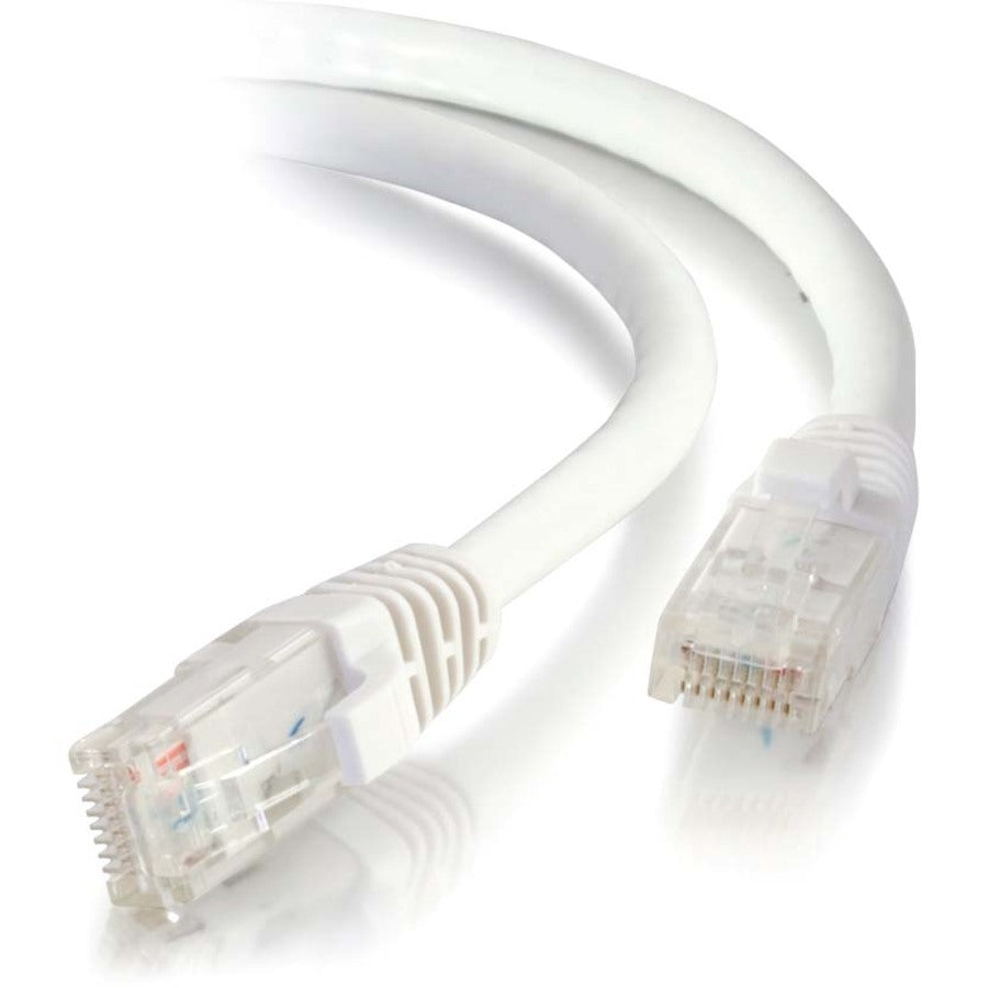 C2G 1ft Cat5e Snagless Unshielded (UTP) Network Patch Cable - White — 29952