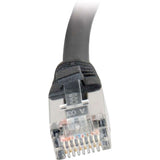 C2G-3ft Cat5e Molded Shielded (STP) Network Patch Cable - Black — 28690