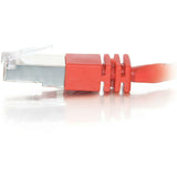 C2G-3ft Cat5e Molded Shielded (STP) Network Patch Cable - Red — 27242