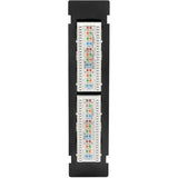 Eaton Tripp Lite Series Cat6 Wall-Mount 12-Port Patch Panel - PoE+ Compliant, 110/Krone, 568A/B, RJ45 Ethernet, TAA — N250-P12