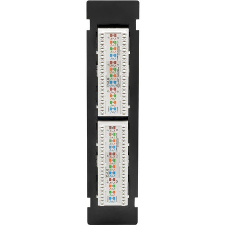 Eaton Tripp Lite Series Cat6 Wall-Mount 12-Port Patch Panel - PoE+ Compliant, 110/Krone, 568A/B, RJ45 Ethernet, TAA — N250-P12