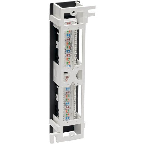 Eaton Tripp Lite Series Cat6 Wall-Mount 12-Port Patch Panel - PoE+ Compliant, 110/Krone, 568A/B, RJ45 Ethernet, TAA — N250-P12