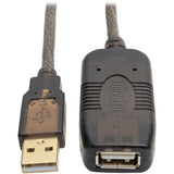 Eaton Tripp Lite Series USB 2.0 Active Extension Repeater Cable (A M/F), 25 ft. (7.62 m) — U026-025