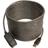 Eaton Tripp Lite Series USB 2.0 Active Extension Repeater Cable (A M/F), 25 ft. (7.62 m) — U026-025