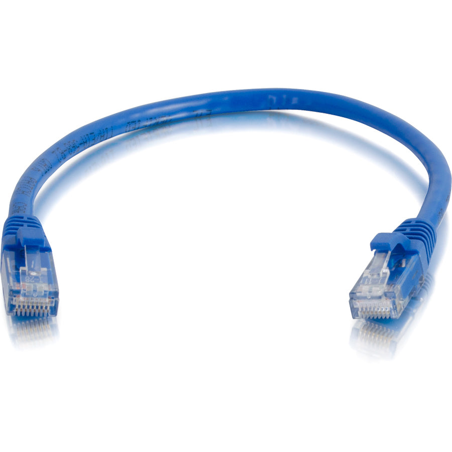 C2G 1ft Cat6 Cable - Snagless Unshielded (UTP) Ethernet Cable - Network Patch Cable - PoE - Blue — 27140
