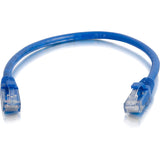 C2G 1ft Cat6 Cable - Snagless Unshielded (UTP) Ethernet Cable - Network Patch Cable - PoE - Blue — 27140