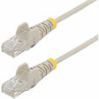 StarTech.com 3 ft CAT6 Cable - Slim CAT6 Patch Cord - Gray - Snagless RJ45 Connectors - Gigabit Ethernet Cable - 28 AWG - LSZH (N6PAT3GRS) — N6PAT3GRS