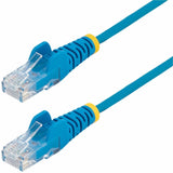 StarTech.com 6 in CAT6 Cable - Slim CAT6 Patch Cord - Blue Snagless RJ45 Connectors - Gigabit Ethernet Cable - 28 AWG - LSZH (N6PAT6INBLS) — N6PAT6INBLS