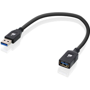 IOGEAR USB 3.0 Extension Cable Male to Female 12 Inch — G2LU3AMF