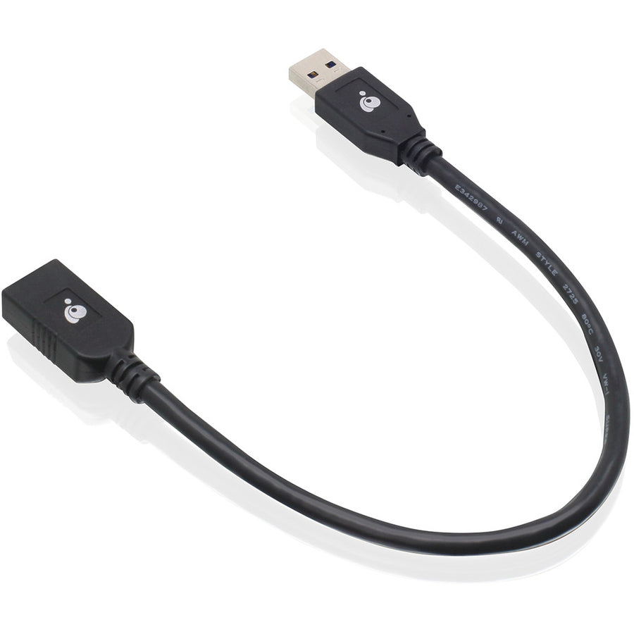 IOGEAR USB 3.0 Extension Cable Male to Female 12 Inch — G2LU3AMF