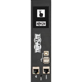 Tripp Lite by Eaton 14.5kW 200-240V 3PH Monitored PDU - LX Interface, Gigabit, 48 Outlets, IEC 309 60A Blue Input, LCD, 3 m Cord, 0U 1.8 m Height, TAA — PDU3EVN10G60B