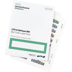 HPE LTO-8 Ultrium RW Bar Code Label Pack — Q2015A