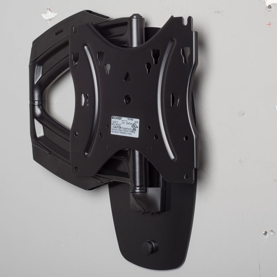Chief Thinstall Swing Arm Metal Stud Wall Plate - Black — TASMSB