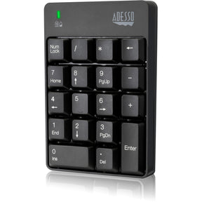 Adesso Wireless Spill Resistant 18-Key Numeric Keypad — WKB-6010UB